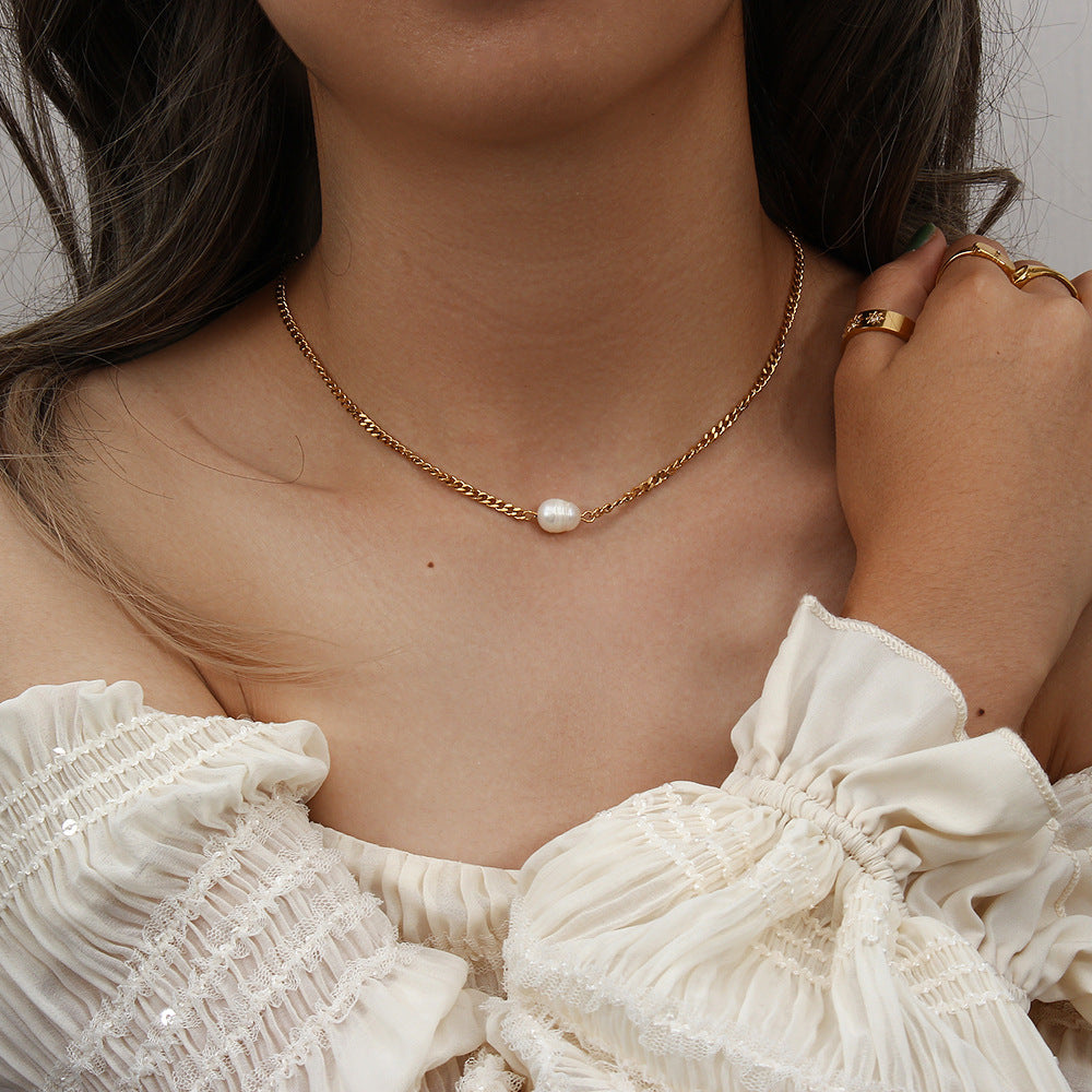 Baroque Pearl Necklace