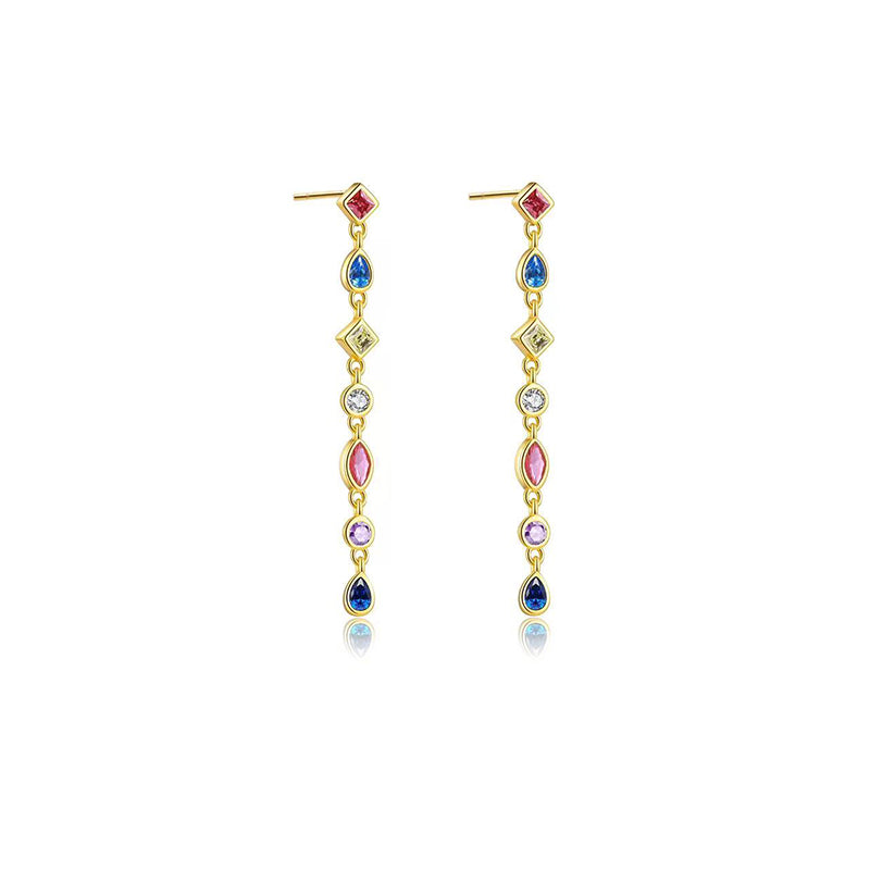 Multicolour Long Earrings