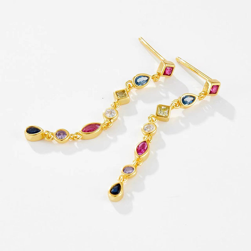 Multicolour Long Earrings