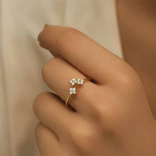 Flower Diamond Ring